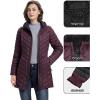 image33000ft Womens Long Puffer Jacket with Hood Lightweight Warm Puffy Quilted Winter CoatsPlum