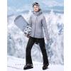 image33000ft Womens Snow Bibs Waterproof Insulated Snow Pants with Fleece Lined Windproof Ski Pants Overalls for SnowboardBlack