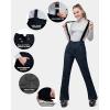 image33000ft Womens Snow Bibs Waterproof Insulated Snow Pants with Fleece Lined Windproof Ski Pants Overalls for SnowboardBlue