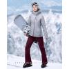 image33000ft Womens Snow Bibs Waterproof Insulated Snow Pants with Fleece Lined Windproof Ski Pants Overalls for SnowboardRaspberry Red