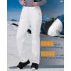 image33000ft Womens Snow Bibs Waterproof Insulated Snow Pants with Fleece Lined Windproof Ski Pants Overalls for SnowboardWhite