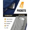 image33000ft Womens Softshell Jacket with Hood Waterproof Lightweight Windbreaker Windproof Rain Shell Jacket for Outdoor HikingBlue