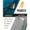 image33000ft Womens Softshell Jacket with Hood Waterproof Lightweight Windbreaker Windproof Rain Shell Jacket for Outdoor HikingDodger Blue
