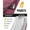 image33000ft Womens Softshell Jacket with Hood Waterproof Lightweight Windbreaker Windproof Rain Shell Jacket for Outdoor HikingPink