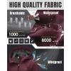 image33000ft Womens Softshell Jacket with Hood Waterproof Lightweight Windbreaker Windproof Rain Shell Jacket for Outdoor HikingWine Red