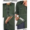 image33000ft Womens UPF 50 UV Sun Protection Shirt Cool Quick Dry Long Sleeve Outdoor Fishing Hiking Safari Travel ShirtArmy Green