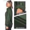 image33000ft Womens UPF 50 UV Sun Protection Shirt Cool Quick Dry Long Sleeve Outdoor Fishing Hiking Safari Travel ShirtArmy Green