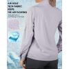 image33000ft Womens UPF 50 UV Sun Protection Shirt Cool Quick Dry Long Sleeve Outdoor Fishing Hiking Safari Travel ShirtLavender