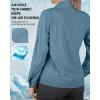 image33000ft Womens UPF 50 UV Sun Protection Shirt Cool Quick Dry Long Sleeve Outdoor Fishing Hiking Safari Travel ShirtOcean Blue