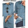 image33000ft Womens UPF 50 UV Sun Protection Shirt Cool Quick Dry Long Sleeve Outdoor Fishing Hiking Safari Travel ShirtOcean Blue