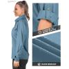 image33000ft Womens UPF 50 UV Sun Protection Shirt Cool Quick Dry Long Sleeve Outdoor Fishing Hiking Safari Travel ShirtOcean Blue