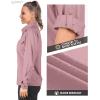 image33000ft Womens UPF 50 UV Sun Protection Shirt Cool Quick Dry Long Sleeve Outdoor Fishing Hiking Safari Travel ShirtPale Rosy