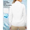 image33000ft Womens UPF 50 UV Sun Protection Shirt Cool Quick Dry Long Sleeve Outdoor Fishing Hiking Safari Travel ShirtWhite