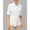 image33000ft Womens UPF 50 UV Sun Protection Shirt Cool Quick Dry Long Sleeve Outdoor Fishing Hiking Safari Travel ShirtWhite