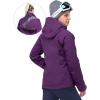 image33000ft Womens Waterproof 3IN1 Ski Jacket Warm Fleece Insulated Winter Snow Coat Windproof Rain Jacket Parka HikingPurple