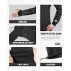 image33000ft Womens Waterproof Fleece Running Jacket Zip Up Athletic Winter Cold Weather Workout Cycling Track JacketsBlack