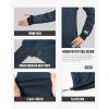 image33000ft Womens Waterproof Fleece Running Jacket Zip Up Athletic Winter Cold Weather Workout Cycling Track JacketsMidnight Blue