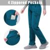 image33000ft Womens Waterproof Hiking Pants FleeceLined Snow Pants Windproof Warm Ski Pants for SnowboardingAlkaline Blue