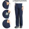 image33000ft Womens Waterproof Hiking Pants FleeceLined Snow Pants Windproof Warm Ski Pants for SnowboardingBlue