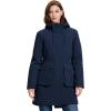 image33000ft Womens Waterproof Insulated Coats with Hood Long Thicken Warm Winter Coats Raincoat Windproof Parka Jacket SkiBluish Blue
