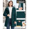 image33000ft Womens Waterproof Insulated Coats with Hood Long Thicken Warm Winter Coats Raincoat Windproof Parka Jacket SkiDark Cyan
