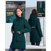 image33000ft Womens Waterproof Insulated Coats with Hood Long Thicken Warm Winter Coats Raincoat Windproof Parka Jacket SkiDark Cyan