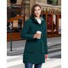 image33000ft Womens Waterproof Insulated Coats with Hood Long Thicken Warm Winter Coats Raincoat Windproof Parka Jacket SkiDark Cyan