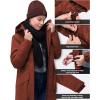 image33000ft Womens Waterproof Insulated Coats with Hood Long Thicken Warm Winter Coats Raincoat Windproof Parka Jacket SkiRed