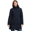 image33000ft Womens Waterproof Insulated Coats with Hood Long Thicken Warm Winter Coats Raincoat Windproof Parka Jacket SkiSappire Blue