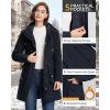 image33000ft Womens Waterproof Insulated Coats with Hood Long Thicken Warm Winter Coats Raincoat Windproof Parka Jacket SkiSappire Blue