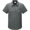 image33000ft Mens Fishing Shirts Lightweight Cool Quick Dry Sun Protection UV Short Sleeve Shirt for Casual Hiking Safari TravelGrey