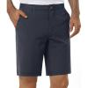 image33000ft Mens Golf Shorts 9 inch Inseam Quick Dry Elastic Waist ClassicFit Drawstring Dress Shorts Hiking Fishing BusinessGray