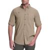 image33000ft Mens UPF 50 UV Protection Long Sleeve Hiking Shirts Breathable Quick Dry Fishing Shirts for Safari OutdoorBrown