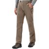 image33000ft Mens Winter Snow Ski Fleece Lined Pants Warm Waterproof Softshell Insulated for Snowboard Outdoor Work HikingLight Brown