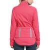 image33000ft Womens Cycling Jackets Thermal Waterproof Running Jacket Breathable Winter Bike JacketRose Red