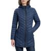 image33000ft Womens Long Puffer Jacket with Hood Lightweight Warm Puffy Quilted Winter CoatsNavy