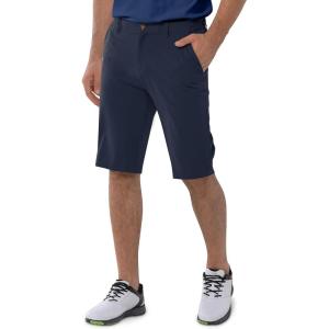 image33000ft Mens Golf Shorts Dry Fit Lightweight Quick Dry Golf Stretch Shorts with Pockets 11quot Inseam for Travel CasualNavy Blue