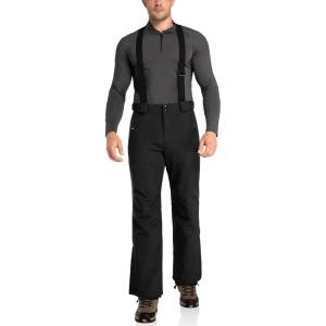 image33000ft Mens Snow Bibs Ski Pants Waterproof Insulated Snow Pants Windproof Winter Snowboard Bib OverallsBlack