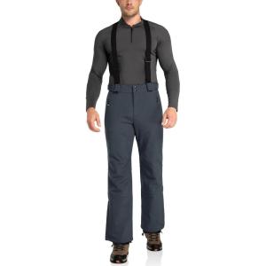 image33000ft Mens Snow Bibs Ski Pants Waterproof Insulated Snow Pants Windproof Winter Snowboard Bib OverallsDim Grey