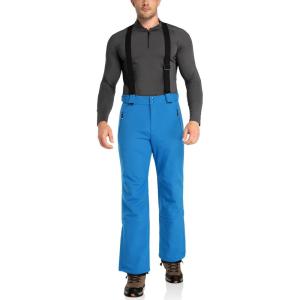 image33000ft Mens Snow Bibs Ski Pants Waterproof Insulated Snow Pants Windproof Winter Snowboard Bib OverallsLake Blue