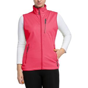 image33000ft Womens Lightweight Running Vest Outerwear with Pockets Windproof Sleeveless Jacket for Golf Hiking TravelRose