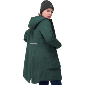image33000ft Womens Waterproof Insulated Coats with Hood Long Thicken Warm Winter Coats Raincoat Windproof Parka Jacket SkiDark Green