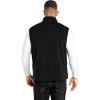 image33000ft Mens Fleece Vest Lightweight Warm Zip Up Polar Vests Outerwear with Zipper Pockets Sleeveless Jacket for WinterBlack