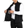 image33000ft Mens Fleece Vest Lightweight Warm Zip Up Polar Vests Outerwear with Zipper Pockets Sleeveless Jacket for WinterBlack