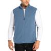 image33000ft Mens Fleece Vest Lightweight Warm Zip Up Polar Vests Outerwear with Zipper Pockets Sleeveless Jacket for WinterBlue Grey