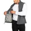 image33000ft Mens Fleece Vest Lightweight Warm Zip Up Polar Vests Outerwear with Zipper Pockets Sleeveless Jacket for WinterGrey Heather