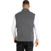image33000ft Mens Fleece Vest Lightweight Warm Zip Up Polar Vests Outerwear with Zipper Pockets Sleeveless Jacket for WinterGrey Heather