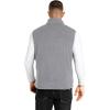 image33000ft Mens Fleece Vest Lightweight Warm Zip Up Polar Vests Outerwear with Zipper Pockets Sleeveless Jacket for WinterLight Grey Heather