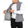 image33000ft Mens Fleece Vest Lightweight Warm Zip Up Polar Vests Outerwear with Zipper Pockets Sleeveless Jacket for WinterLight Grey Heather