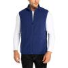 image33000ft Mens Fleece Vest Lightweight Warm Zip Up Polar Vests Outerwear with Zipper Pockets Sleeveless Jacket for WinterNavy